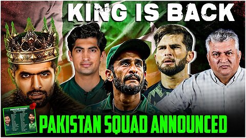 King is back – Team Pakistan squad announced for West Indies series