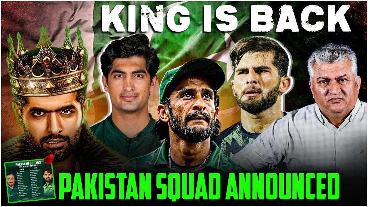 King is back – Team Pakistan squad announced for West Indies series