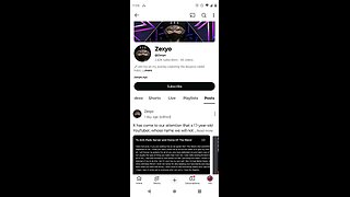 zexyo letting pedophiles on his channel exposed