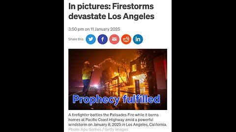 Prophecy fulfilled Los Angeles