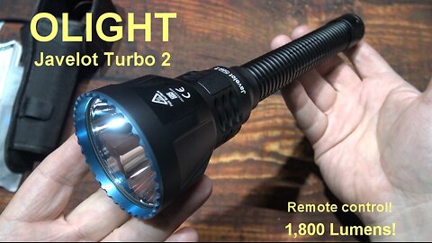 Olight Javelot Turbo 2 Flashlight Kit Review! (1,800 Lumens, Wireless Remote, 1,500 Meters Throw!)