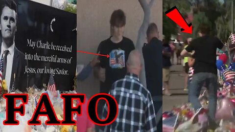 Leftist SCUMBAG FINDS OUT after DESECRATING Charlie Kirk's Memorial! FAFO!