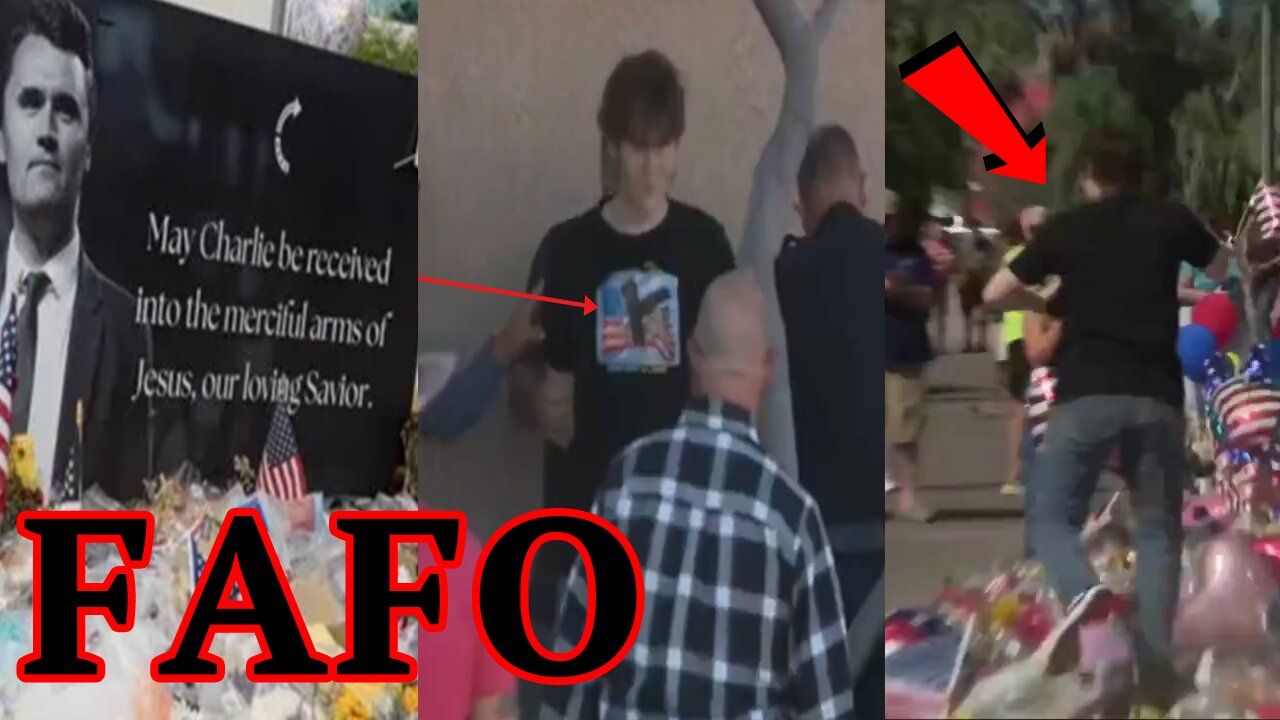 Leftist SCUMBAG FINDS OUT after DESECRATING Charlie Kirk's Memorial! FAFO!