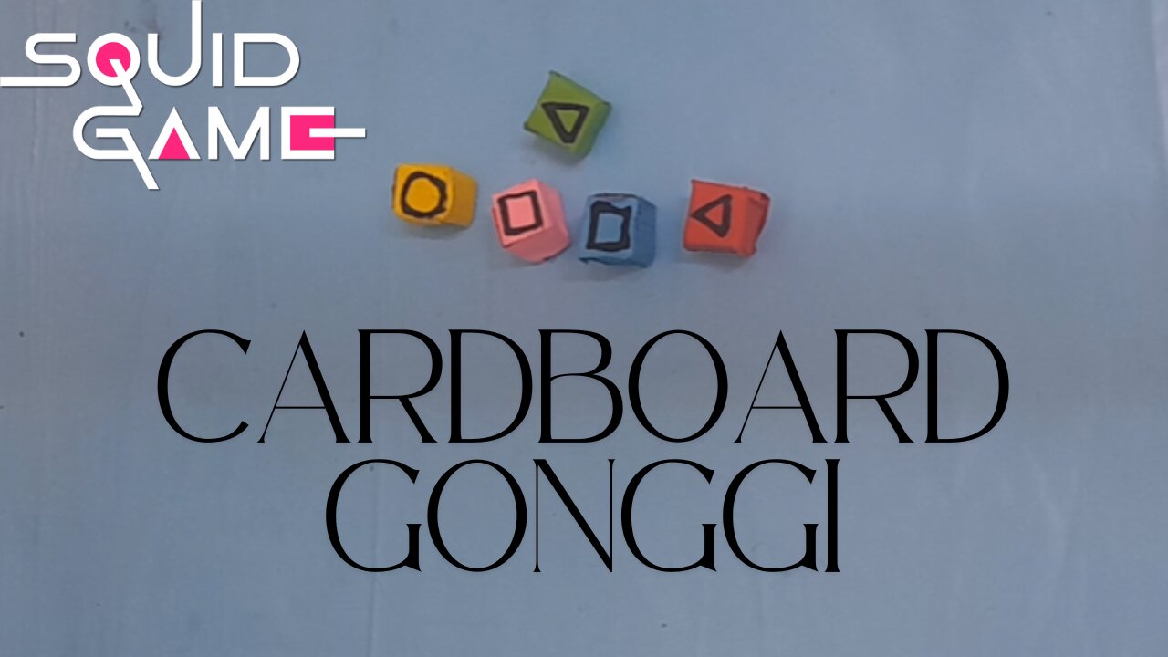 How to Make Gonggi with Cardboard | Traditional Korean Game DIY