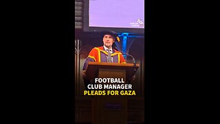 FOOTBALL CLUB MANAGER PLEADS FOR GAZA