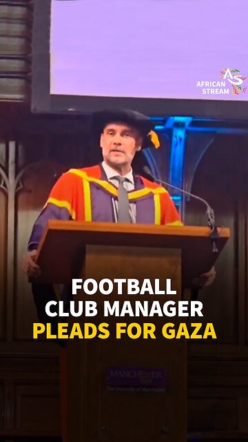 FOOTBALL CLUB MANAGER PLEADS FOR GAZA