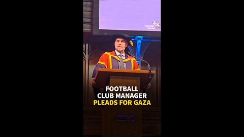 FOOTBALL CLUB MANAGER PLEADS FOR GAZA