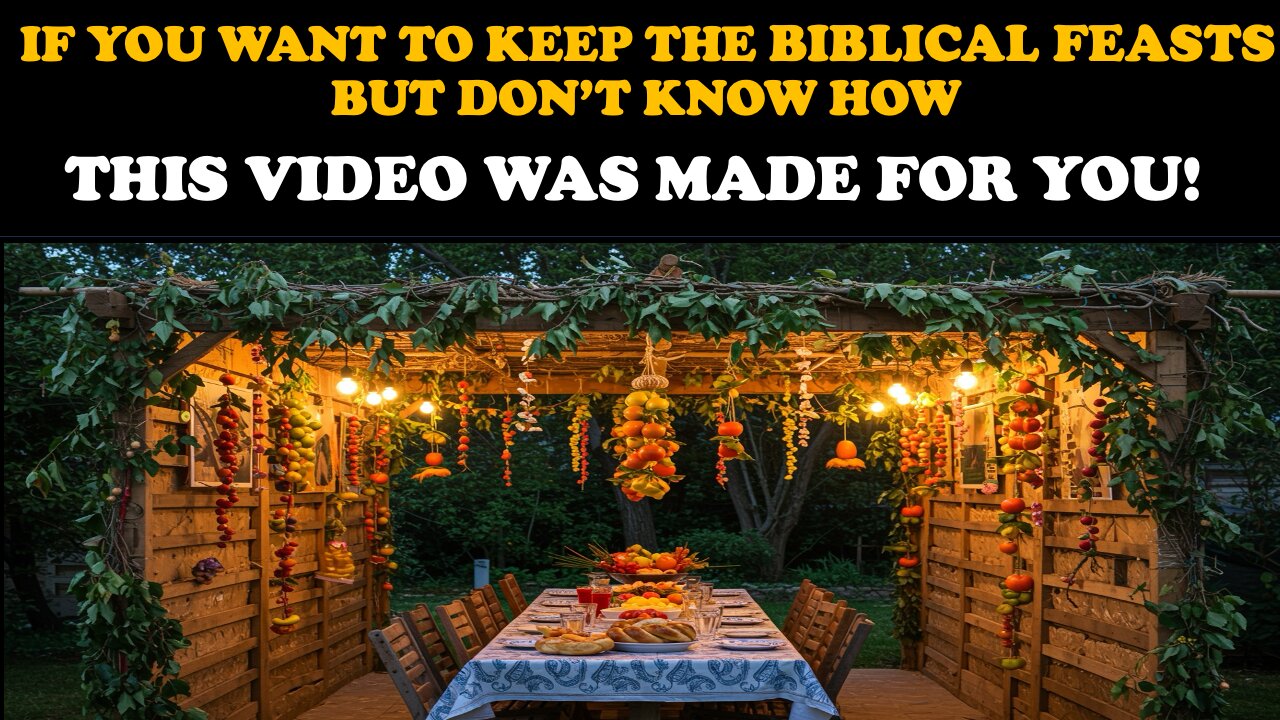 IF YOU WANT TO KEEP THE BIBLICAL FEASTS, BUT DON’T KNOW HOW…THIS VIDEO WAS MADE FOR YOU!