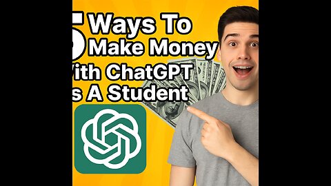 ⁠⁠5 Ways To Make Money With ChatGPT As A Student