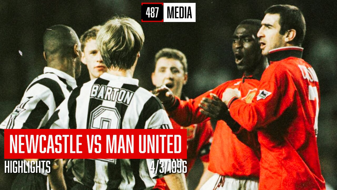 ⚽️ Newcastle vs Manchester United [0-1] | FA Carling Premiership 1996/97 | HIGHLIGHTS | 4/3/1996