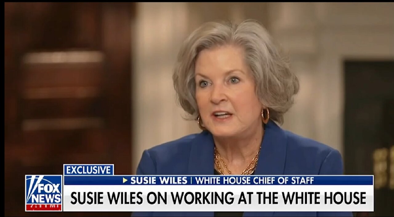 ONE ON ONE WITH WH CHIEF OF STAFF SUSIE WILES