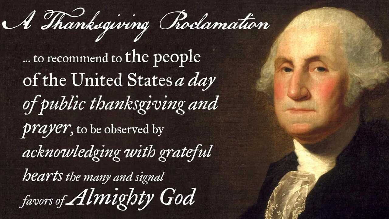 George Washington, October 3, 1789, Thanksgiving Proclamation