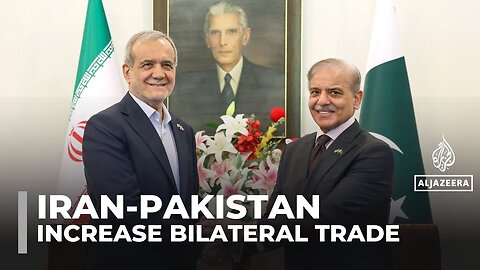 Pakistan’s Sharif hosts Iran’s Pezeshkian, agrees to security, trade boost