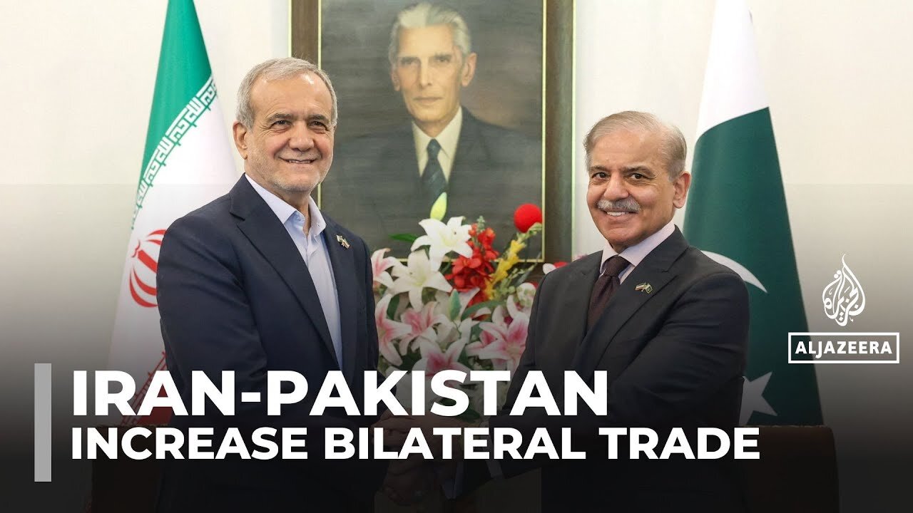 Pakistan’s Sharif hosts Iran’s Pezeshkian, agrees to security, trade boost