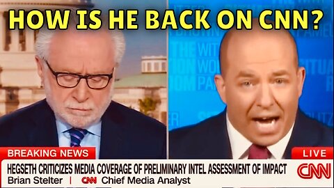 Brian Stelter just called CNN “LEGITIMATE REPORTING” 😂😂😂
