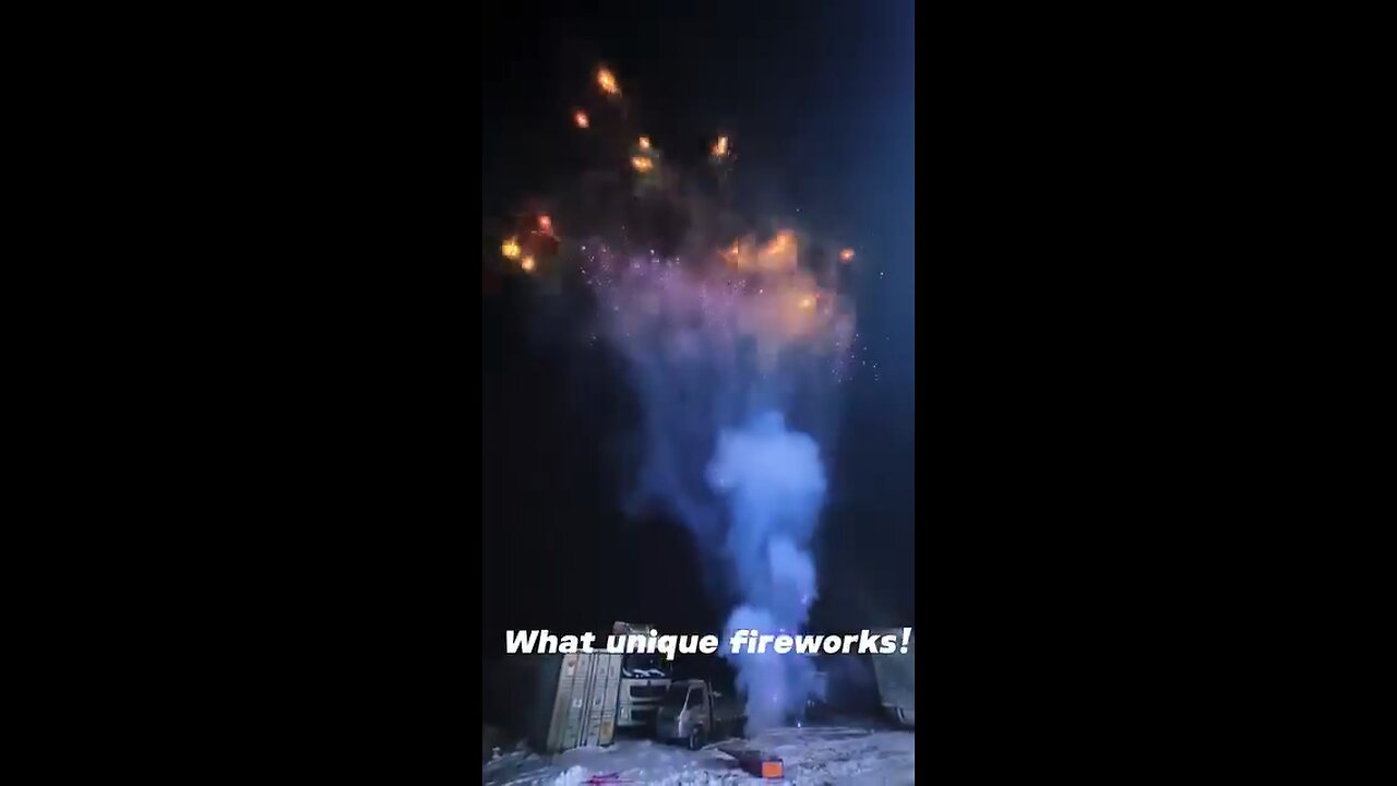 These fireworks look like they came straight from the Harry Potter Universe