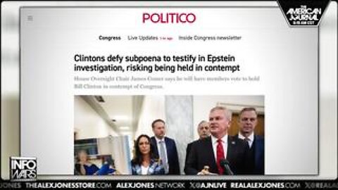 Clintons Defy Subpoena To Testify In Epstein Investigation, Risking Being Held In Contempt