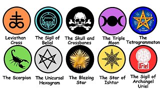 Tutti i SIMBOLI SATANICI spiegati DOCUMENTARIO il paganesimo moderno,comprende una vasta serie di cults,sette e nuovi movimenti religiosi detti NRM e cult UFO,apocalittici che esistono da decenni