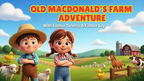 Old MacDonald’s Farm Song 🐄🚜 | Kids Nursery Rhyme | TinyTots Kids Songs