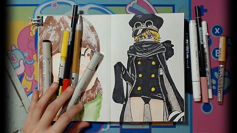 [ONE PIECE] Gunko: Pencil Sketch to Full Color