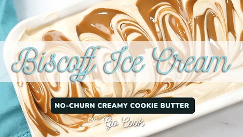 Biscoff No-Churn Ice Cream | Creamy Cookie Butter Bliss with Crunchy Crumbles!