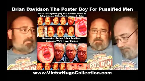 Crying Brian Davidson Coward Storms Off Jim Fetzer Show Makes Modern Art Gonzo Journalism History
