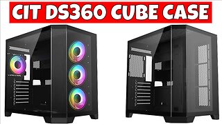 Cheap £50 Budget Dual Chamber Airflow PC Gaming Case CIT DS360