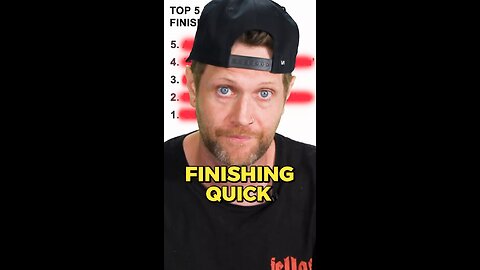 Top 5 Responses to Finishing too Quick