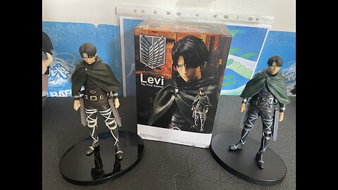 Bandai Attack on Titan Levi figure unboxing | Beyblade Zenin