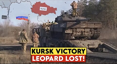 Kursk Breakthrough—Russia Captures NATO’s Million Dollar Leopard Tank as Trophy!