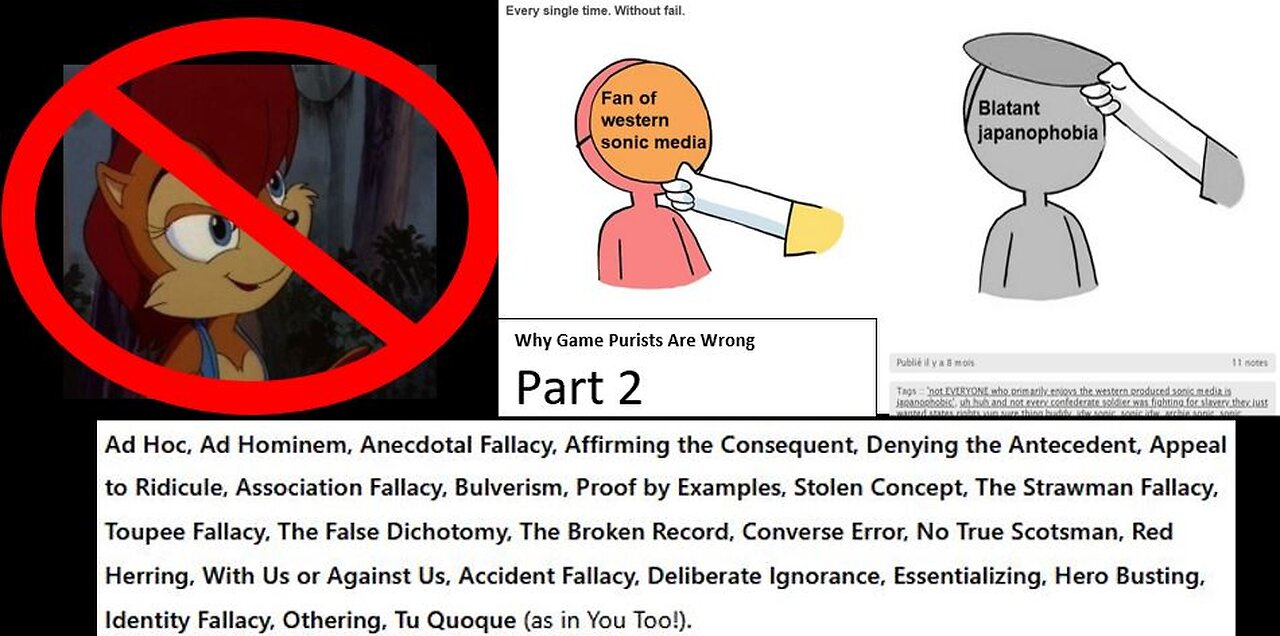 Game Purists only Dismiss People with Fallacies: