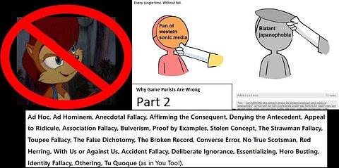 Game Purists only Dismiss People with Fallacies: