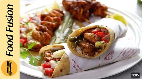 Recipie # 2 - Shawarma Tacos Recipe by Food Fusion