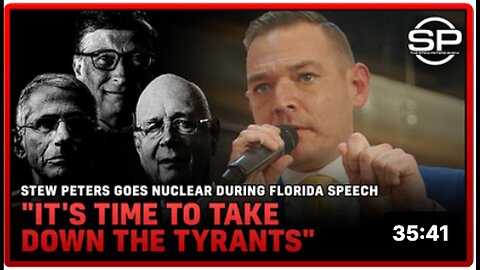 "Stew Peters' Explosive Freedom Speech Advocates Toppling Tyranny"