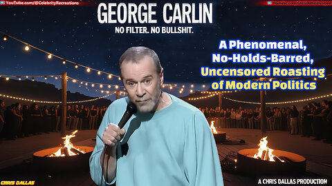 George Carlin Returns To Roast 2024 Politics! Carlin DESTROYS Biden, Fauci & Woke Culture!