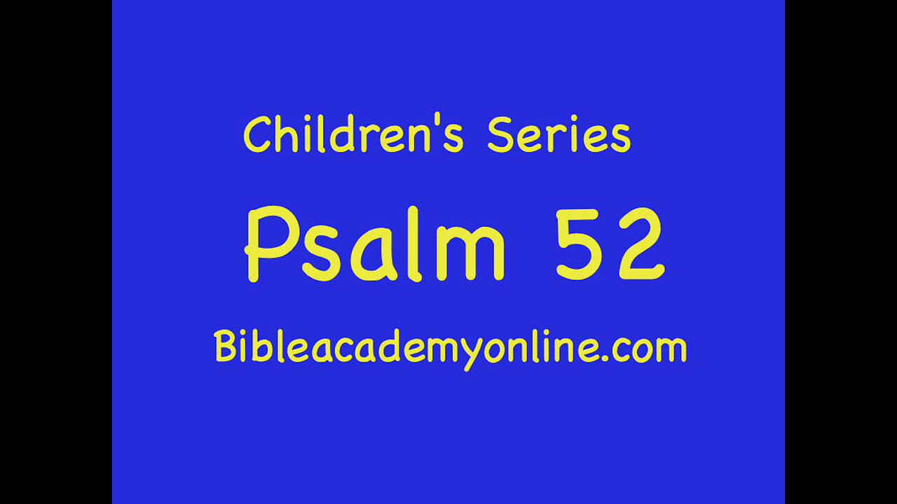 CS Psalm 52