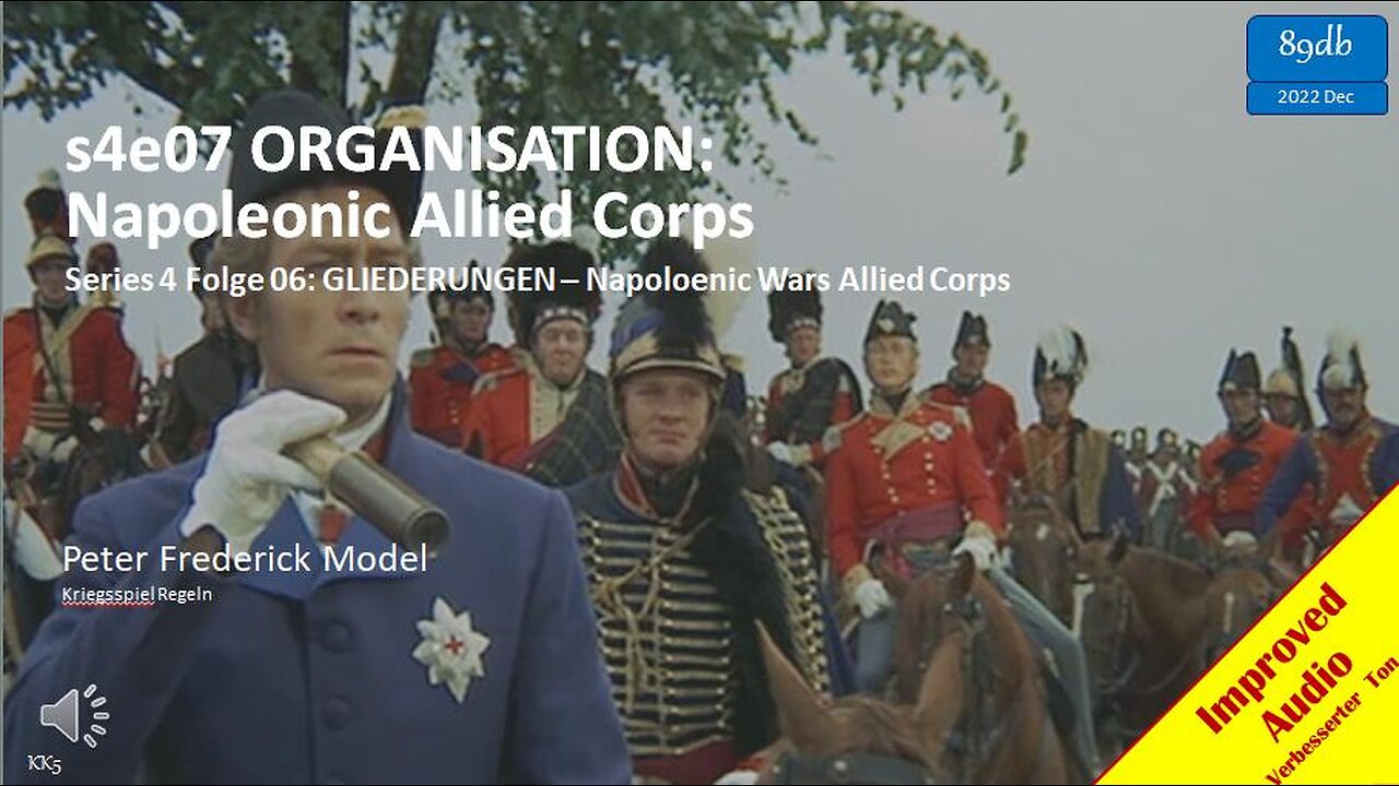 s4e07 ORGANISATION: Napoleonic Allied Corps
