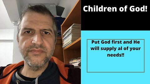 Put God first and He will supply all of your needs! #blessed #chosen #childofgod