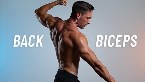 Perfect Back & Biceps Workout To Build Muscle At Home