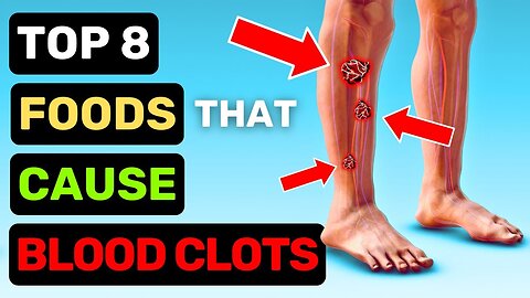 WARNING! 8 FOODS that cause BLOOD CLOTS | JN25