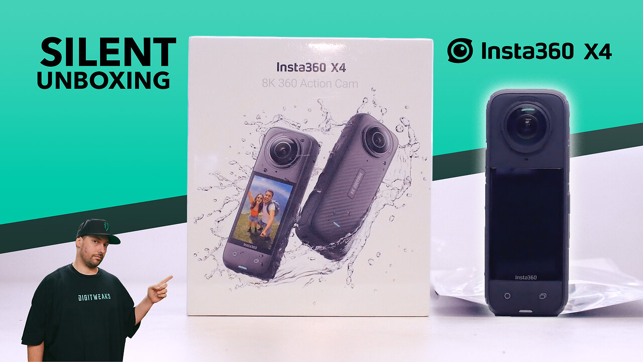 Insta360 X4 Silent Unboxing