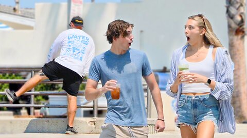 Funny FART Prank at the Beach! TURDY TORNADO!!