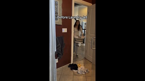 Before and after Laundry Jet.