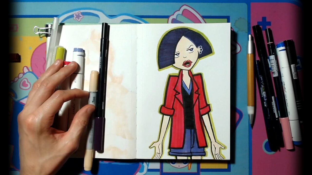 [DARIA] Jane Lane: Pencil Sketch to Full Color