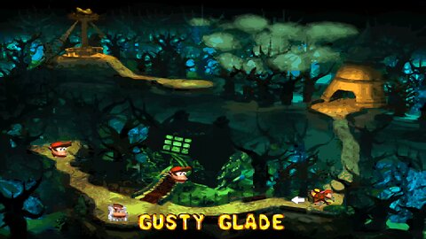 DONKEY KONG COUNTRY 2™ : DIDDY'S KONG QUEST™ / ACT 5. GLOOMY GULCH / A5#3. GUSTY GLADE! DK