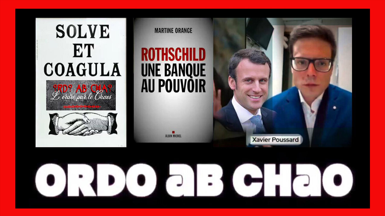 E.Macron fait partie intégrante du PLAN Rothschild...Analyse de Xavier POUSSARD (Hd 720).