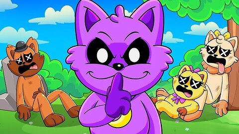 Poppy Playtime Chapter 4 -- CATNAP REVENGE on his FAMILY-! Carton Animation