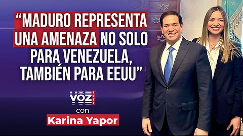Rescatada de la embajada de Argentina en Venezuela habla en VOZ NEWS