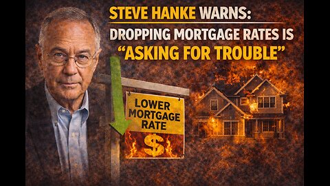 Steve Hanke Warns: Dropping Mortgage Rates Is “Asking for Trouble”