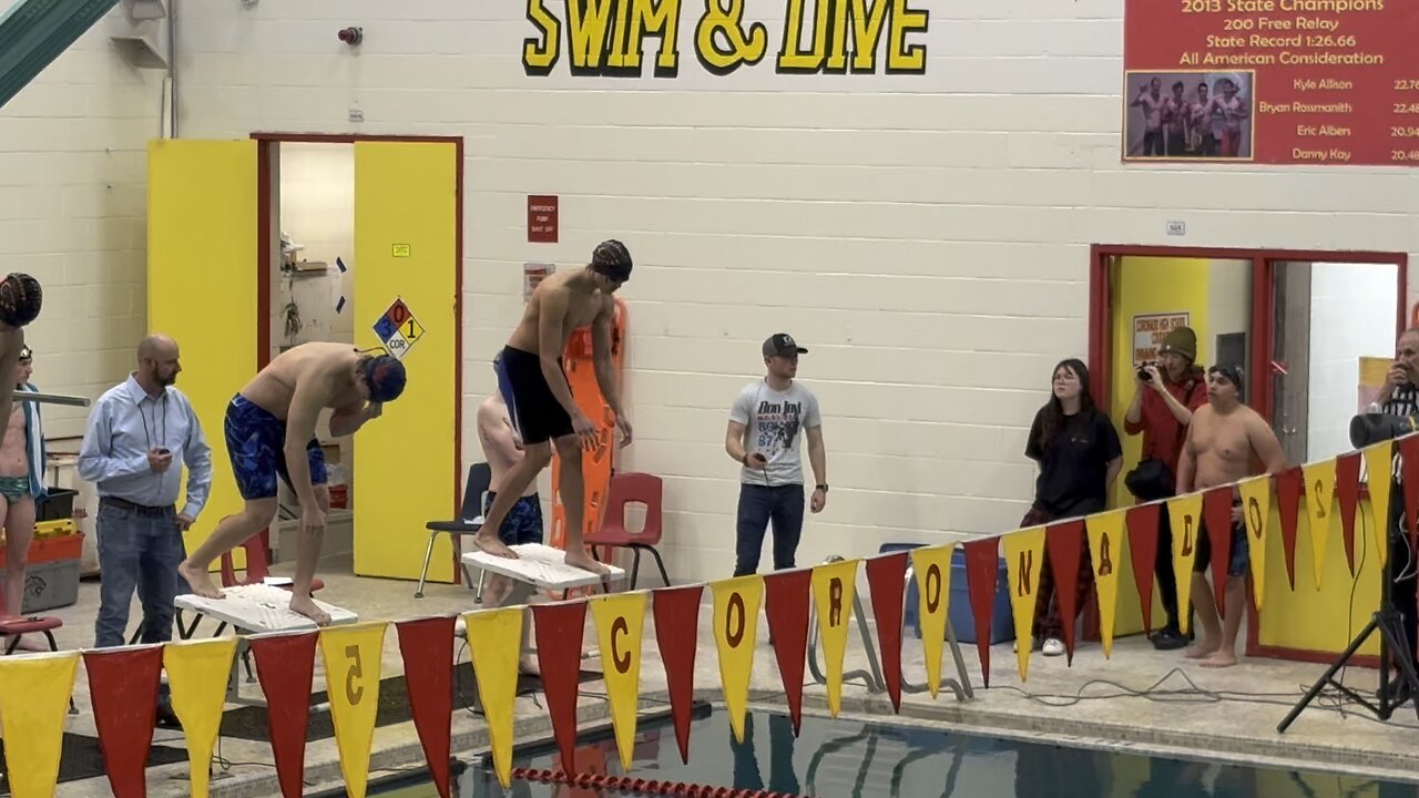 Wes 1st swim meet